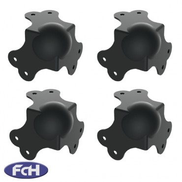 Large Ball Corners - 65mm x 65mm with 5mm Radius - Pack of 4
